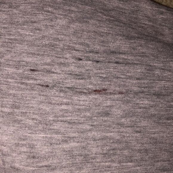 Distressed Vintage Polo Ralph Lauren heather grey T-Shirt | XL - Picture 9 of 10